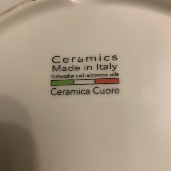 Ceramica Cuone (Ceramics Made in Italy) Dw/Micro Safe. Cheeseboard/serving - Picture 2 of 13